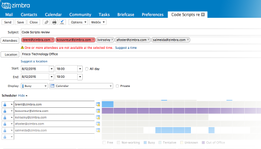 Robust calendar designed for the enterprise